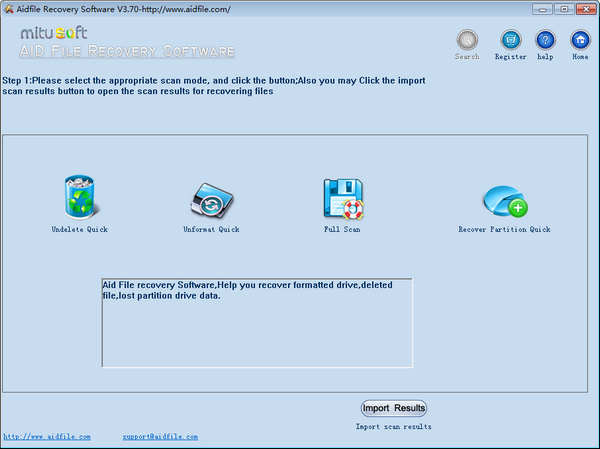 Aidfile Recovery Software(数据恢复软件)