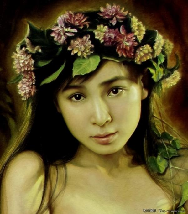 最大胆的中国人体艺木 女儿给画家父亲当裸模三点全露引争议图片
